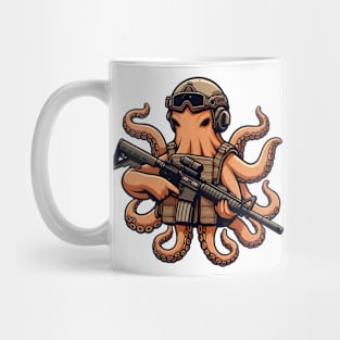 Tactical Octopus Adventure Tee: Where Intelligence Meets Style Mug